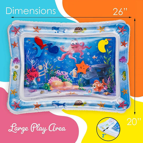 Inflatable Water Tummy Time Mat for Babies – Sensory Play