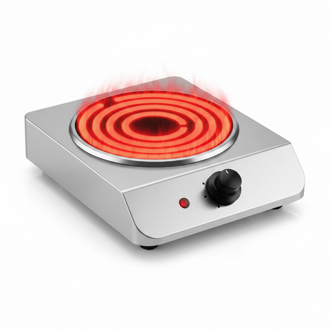 Electric stove for cooking hot plate heat